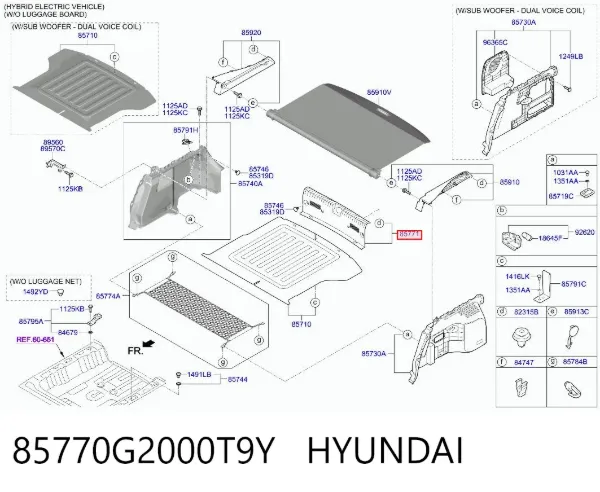  85770G2000T9Y Hyundai/Kia