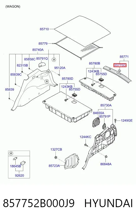  857752B000J9 Hyundai/Kia