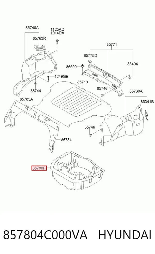  857804C000VA Hyundai/Kia
