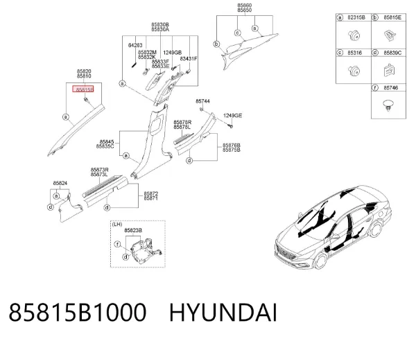  85815B1000 Hyundai/Kia