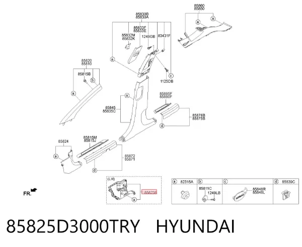  85825D3000TRY Hyundai/Kia