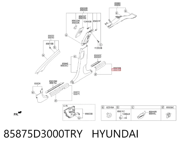  85875D3000TRY Hyundai/Kia