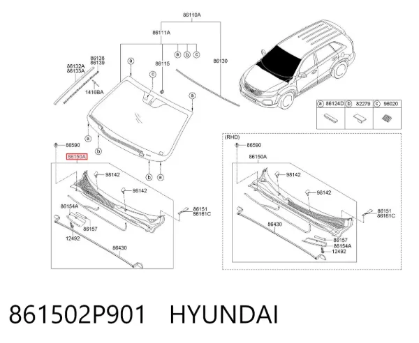  861502P901 Hyundai/Kia
