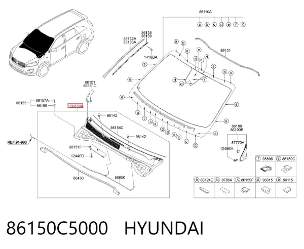  86150C5000 Hyundai/Kia