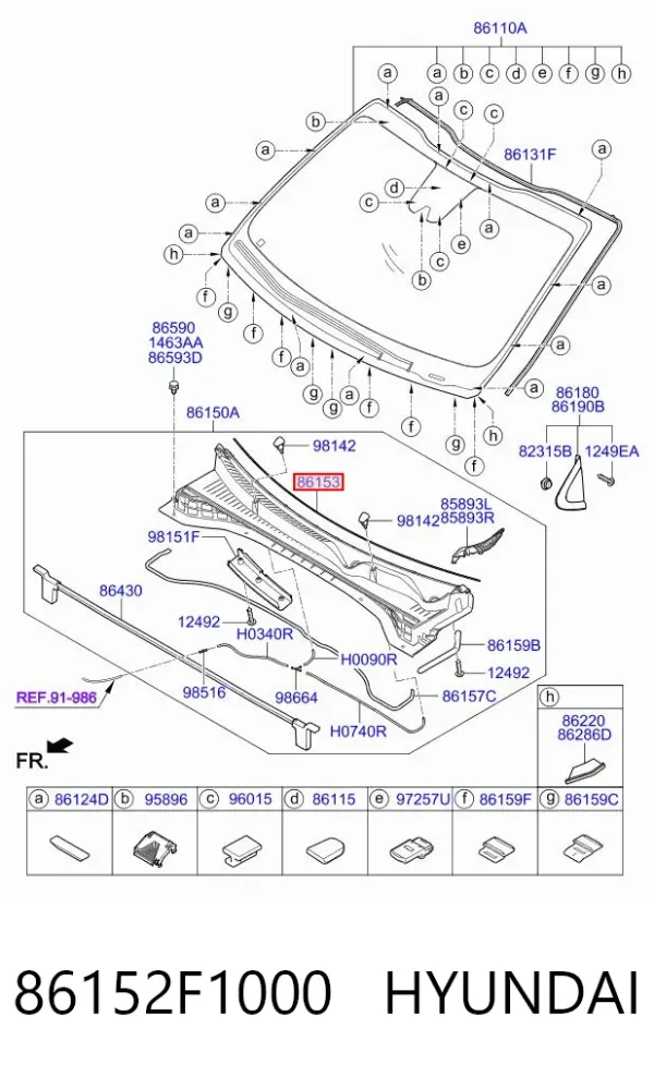  86152F1000 Hyundai/Kia