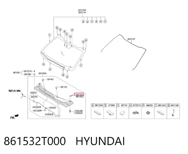  861532T000 Hyundai/Kia
