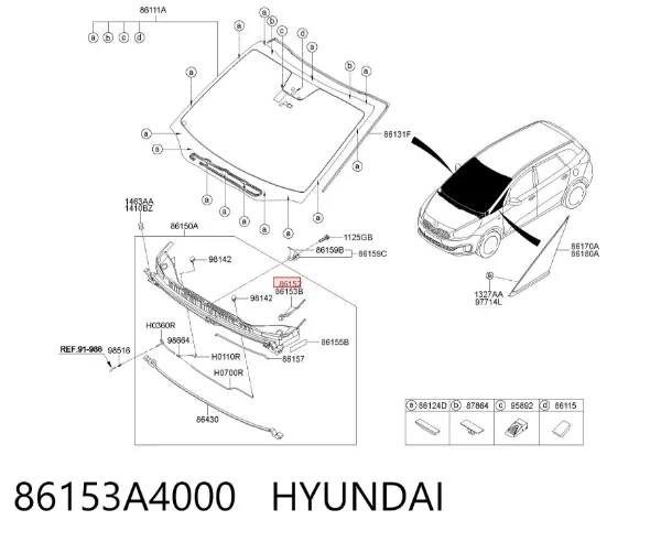  86153A4000 Hyundai/Kia