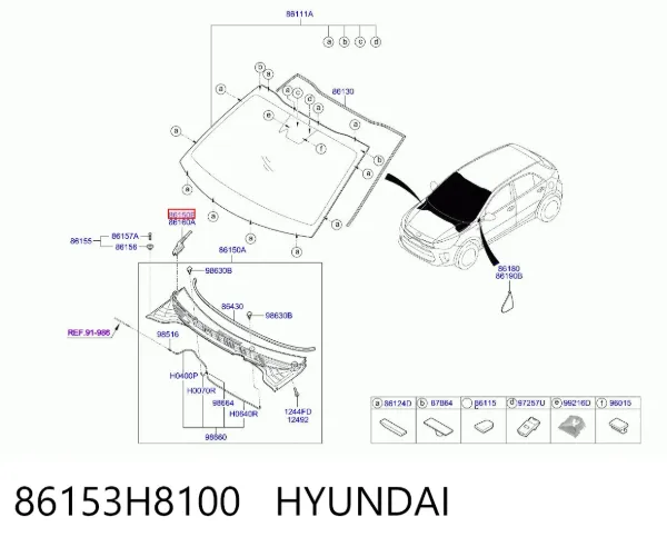  86153H8100 Hyundai/Kia