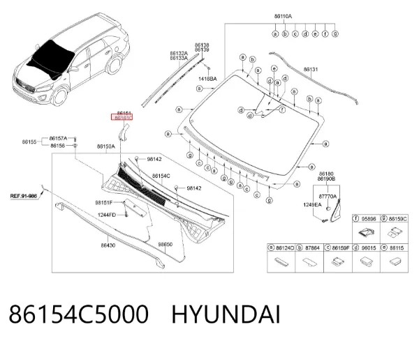  86154C5000 Hyundai/Kia
