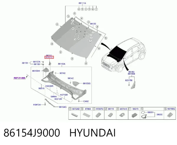  86154J9000 Hyundai/Kia