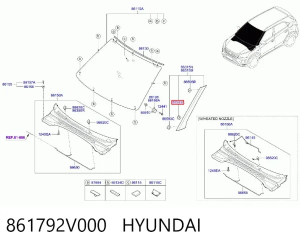  861792V000 Hyundai/Kia