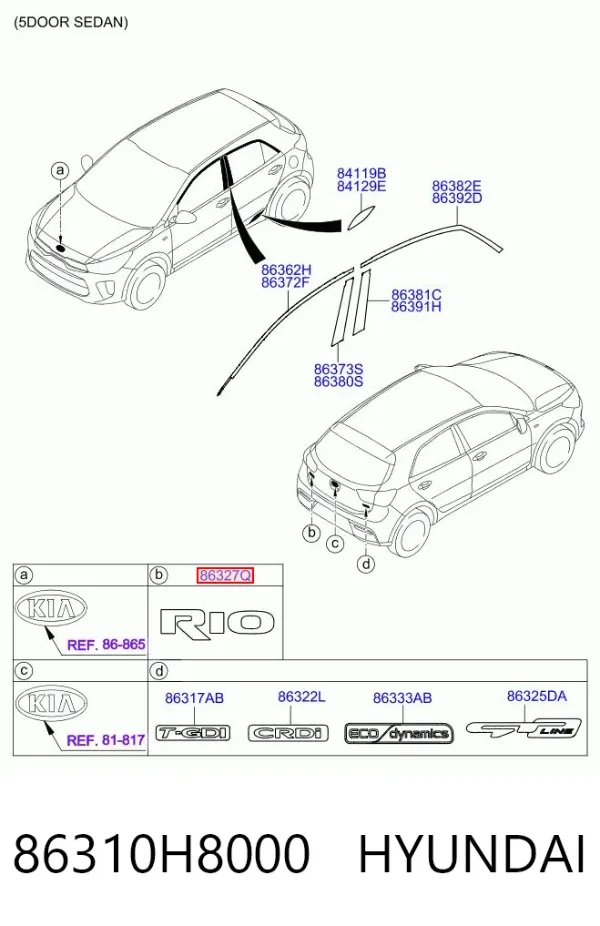 86310H8000 Hyundai/Kia