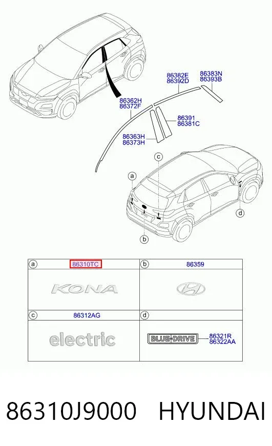  86310J9000 Hyundai/Kia