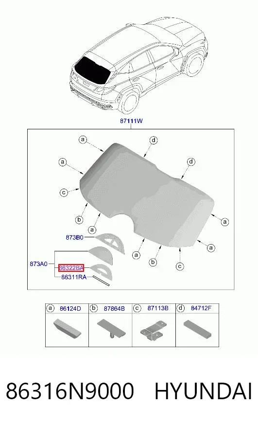  86316N9000 Hyundai/Kia