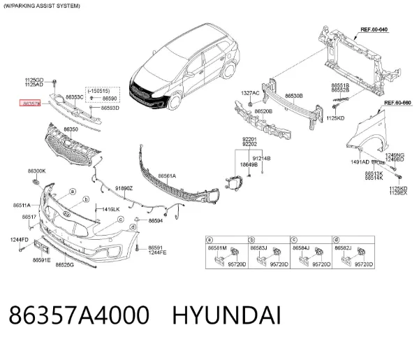  86357A4000 Hyundai/Kia
