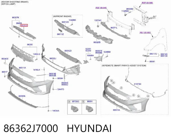  86362J7000 Hyundai/Kia