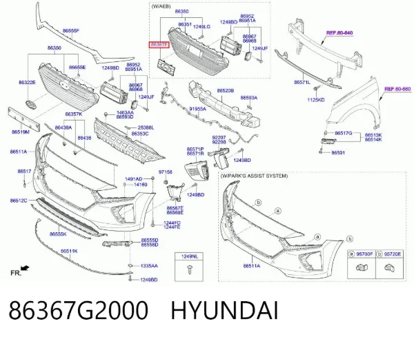  86367G2000 Hyundai/Kia