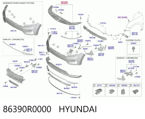  86390R0000 Hyundai/Kia