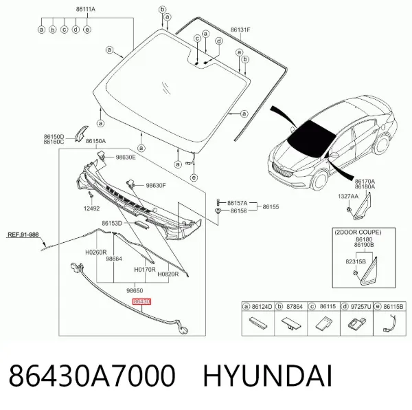  86430A7000 Hyundai/Kia