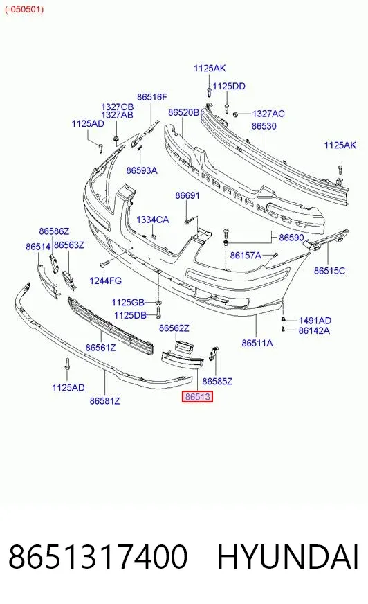  8651317400 Hyundai/Kia