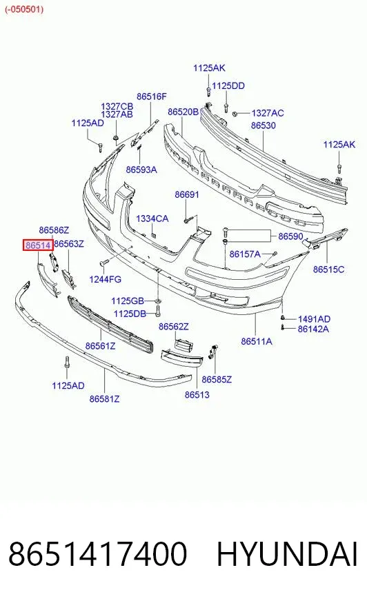  8651417400 Hyundai/Kia