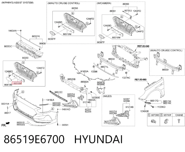  86519E6700 Hyundai/Kia