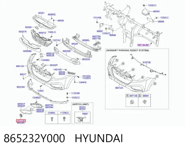 865232Y000 Hyundai/Kia