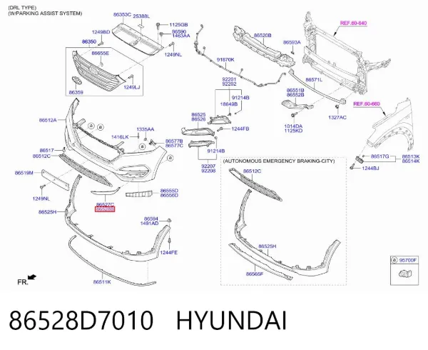  86528D7010 Hyundai/Kia
