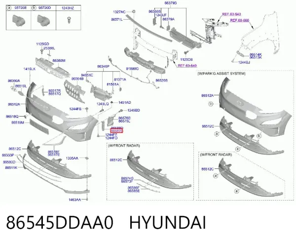  86545DDAA0 Hyundai/Kia
