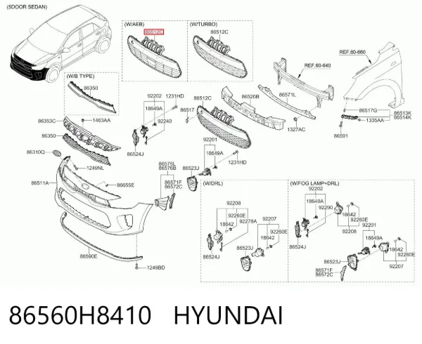  86560H8410 Hyundai/Kia