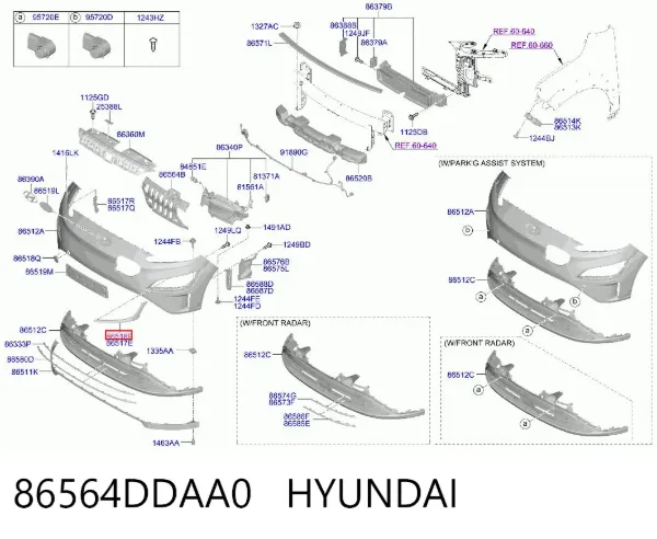  86564DDAA0 Hyundai/Kia