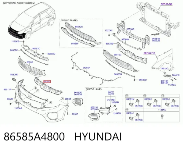  86585A4800 Hyundai/Kia