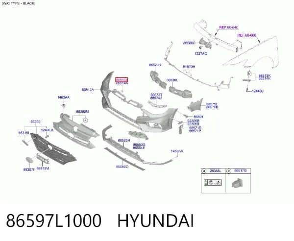  86597L1000 Hyundai/Kia