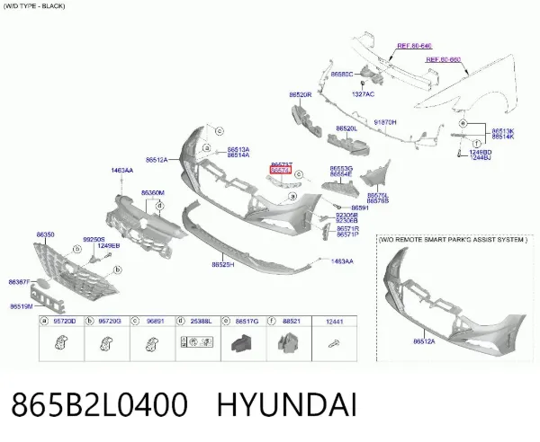  865B2L0400 Hyundai/Kia