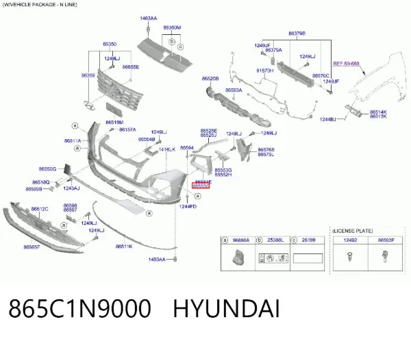  865C1N9000 Hyundai/Kia