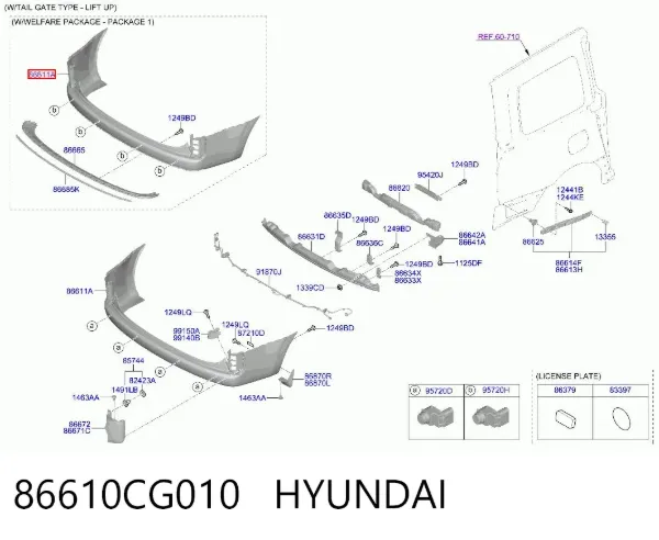  86610CG010 Hyundai/Kia