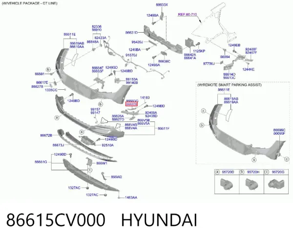  86615CV000 Hyundai/Kia