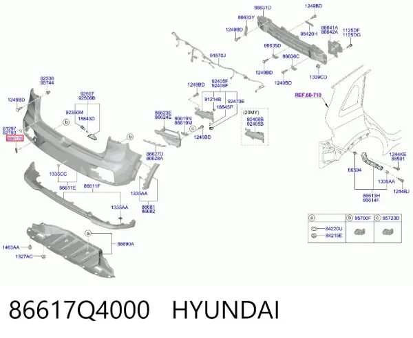  86617Q4000 Hyundai/Kia