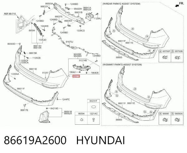  86619A2600 Hyundai/Kia