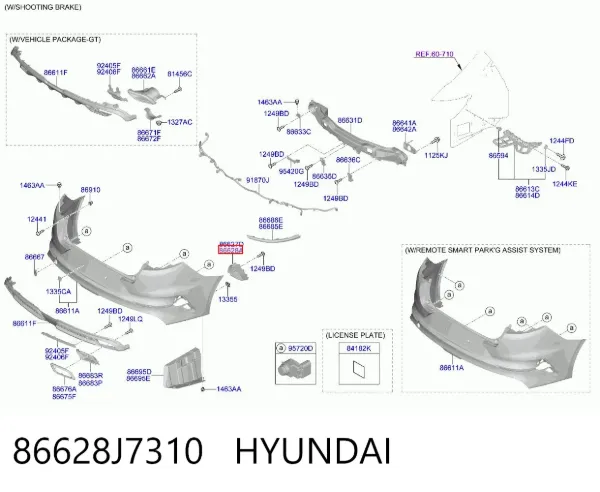  86628J7310 Hyundai/Kia