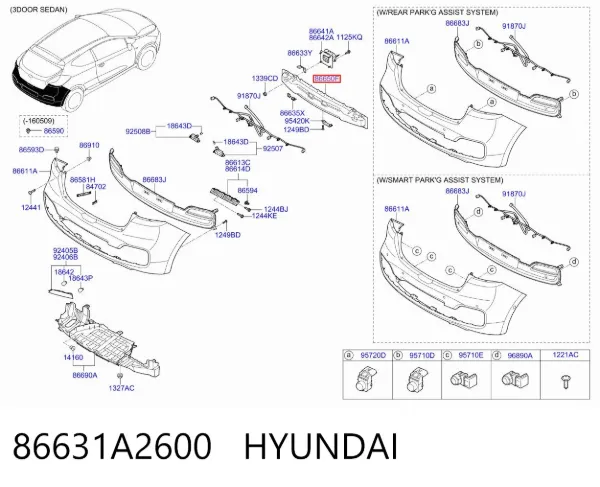  86631A2600 Hyundai/Kia