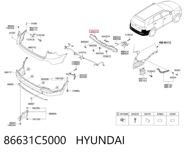  86631C5000 Hyundai/Kia