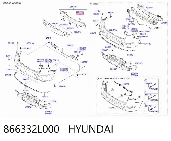  866332L000 Hyundai/Kia
