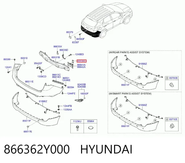  866362Y000 Hyundai/Kia