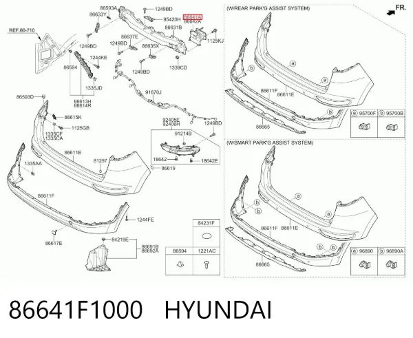  86641F1000 Hyundai/Kia