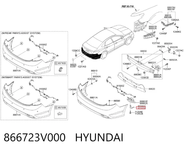  866723V000 Hyundai/Kia
