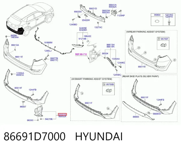  86691D7000 Hyundai/Kia