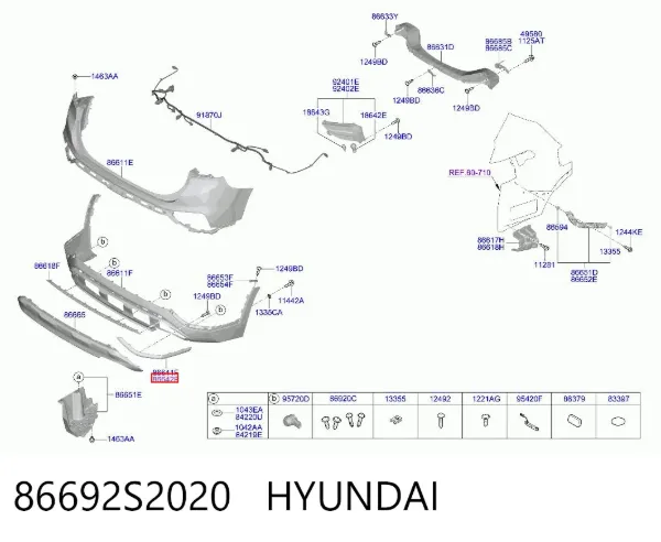  86692S2020 Hyundai/Kia