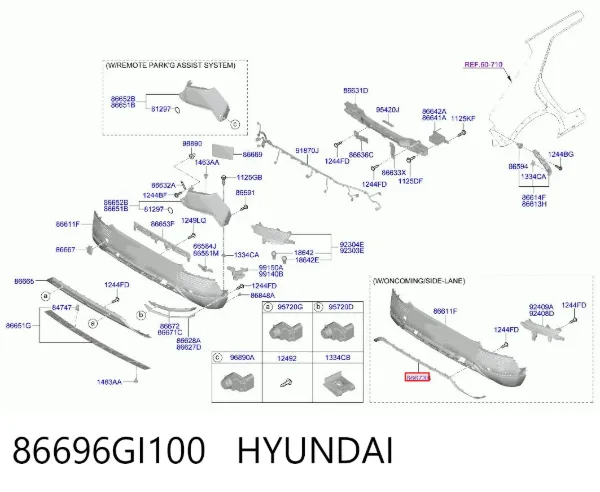  86696GI100 Hyundai/Kia