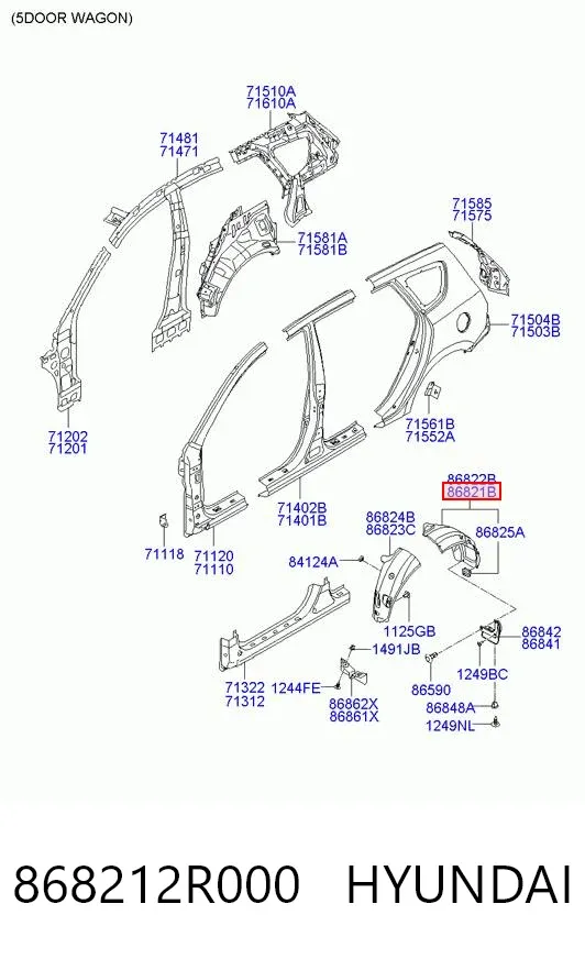  868212R000 Hyundai/Kia